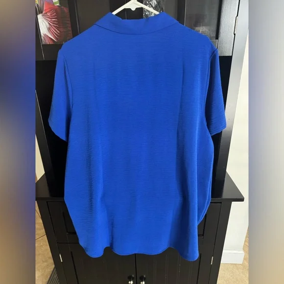 Hilary Radley Women’s Casual Royal Blue Shirt - Picture 4 of 4